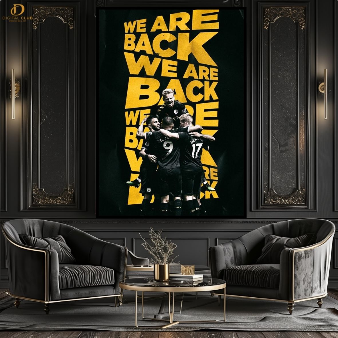 We are Back - Football - Premium Wall Art