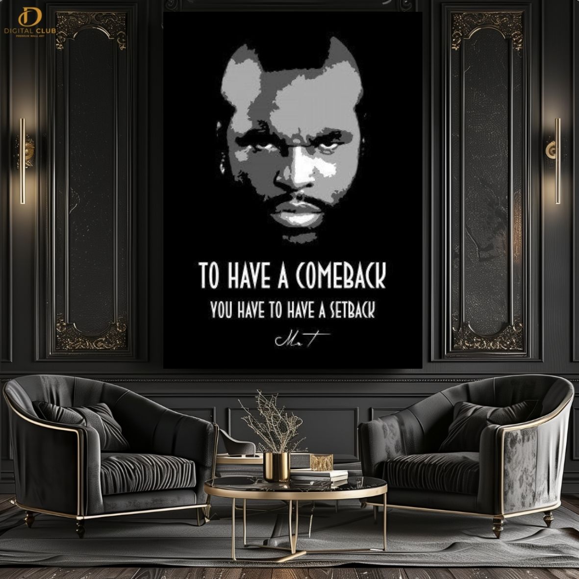 Mr. T - Music Artist - Premium Wall Art
