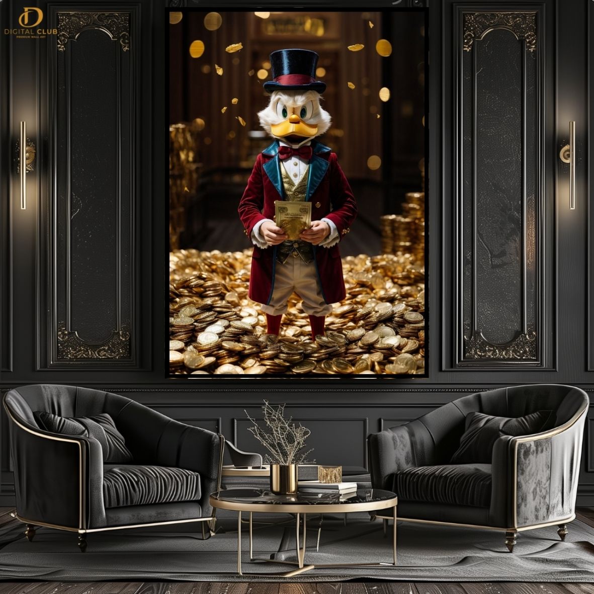 Rick Duck-Trendy- Premium Wall Art - Art Digital Club