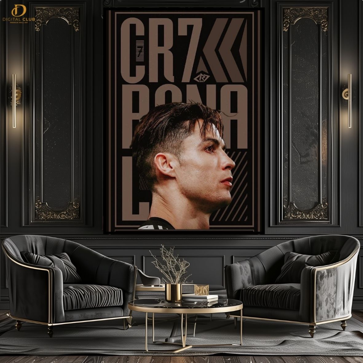 Cr7 Ronaldo- Football- Premium Wall Art - Art Digital Club