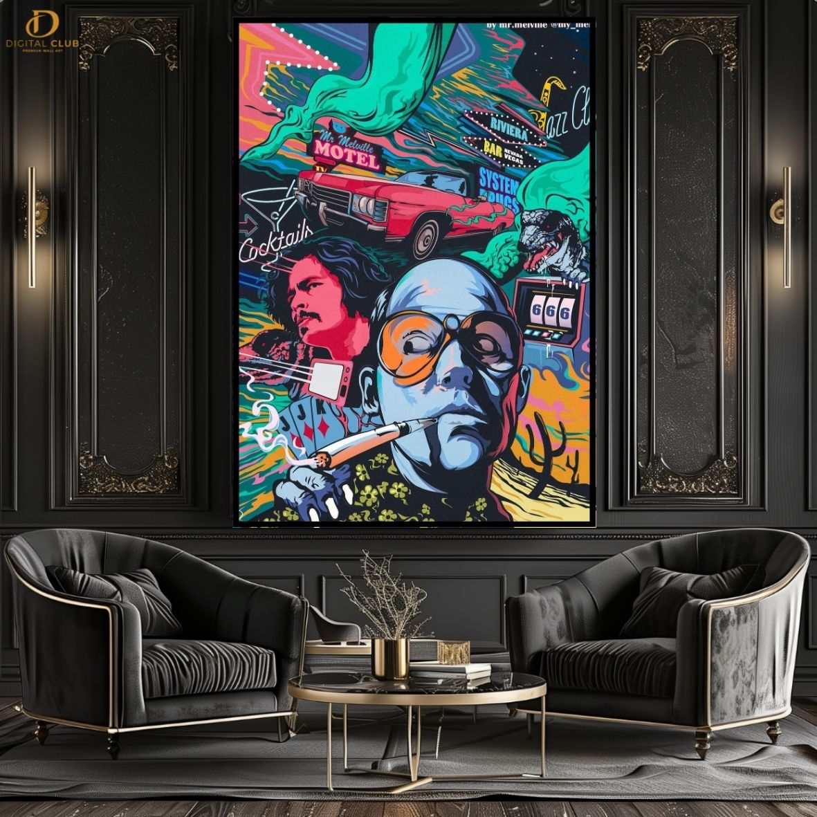 Fear and loathing in Las Vegas - Movie - Premium Wall Art