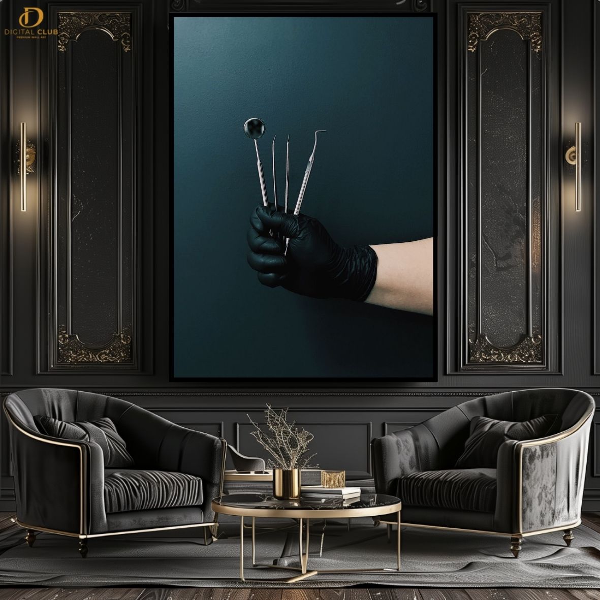 Doctor Dental Kits 2 -Office- Premium Wall Art