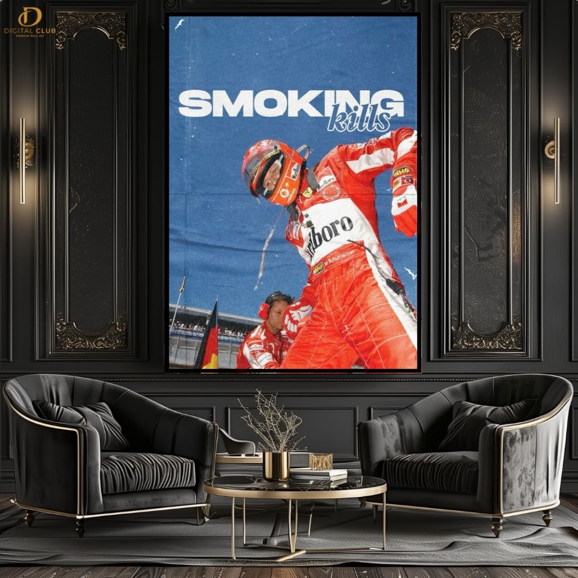 Smoking Kills 2 - Moto GP- Premium Wall Art