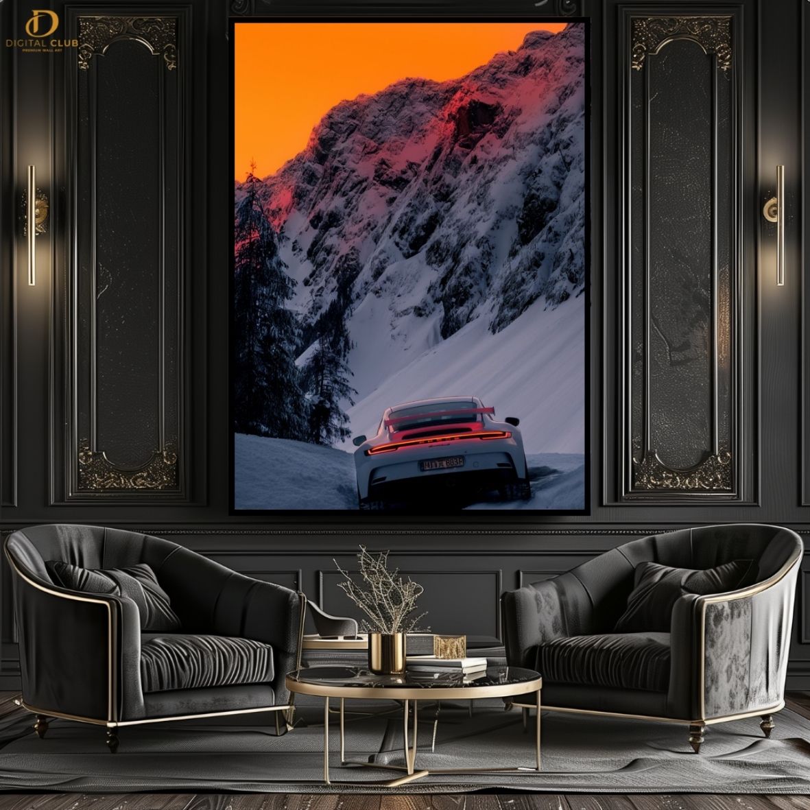 Porsche 883h -Cars- Premium Wall Art