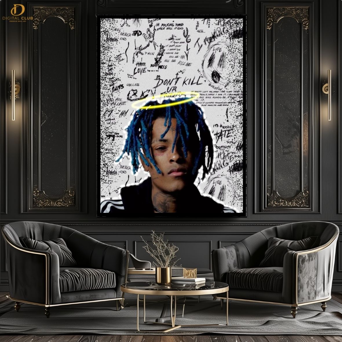 XXX Tentacion - Music - Premium Wall Art
