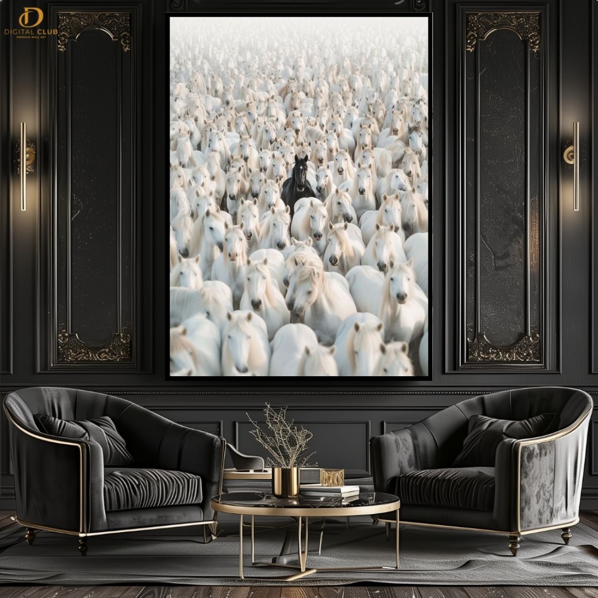 Horse Artwork 14- Animal-Premium Wall Art