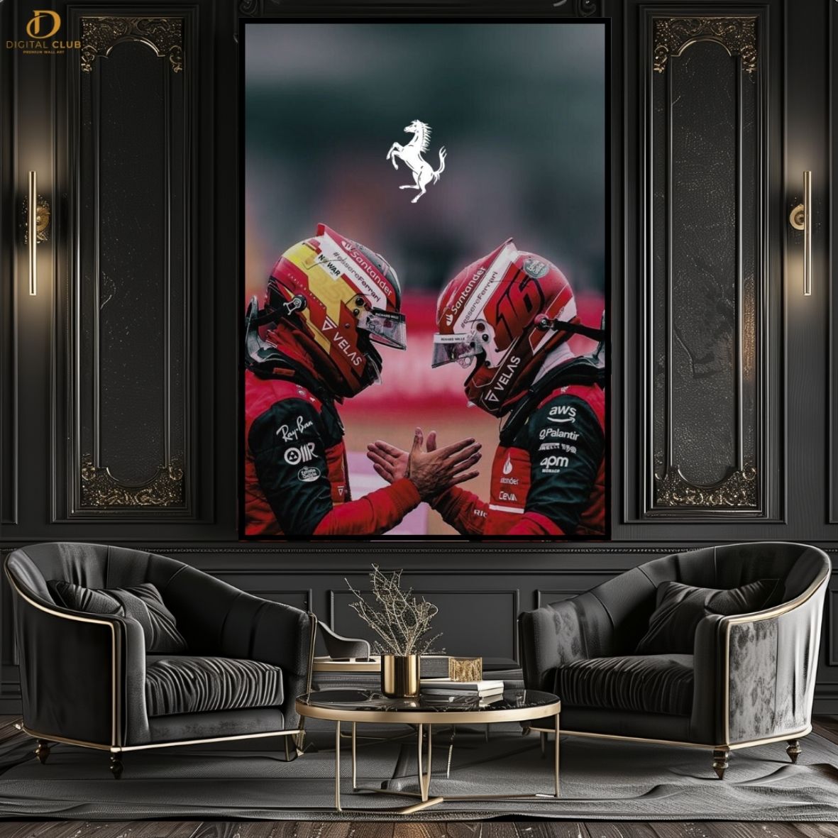 Ferari - F1 Car - Premium Wall Art
