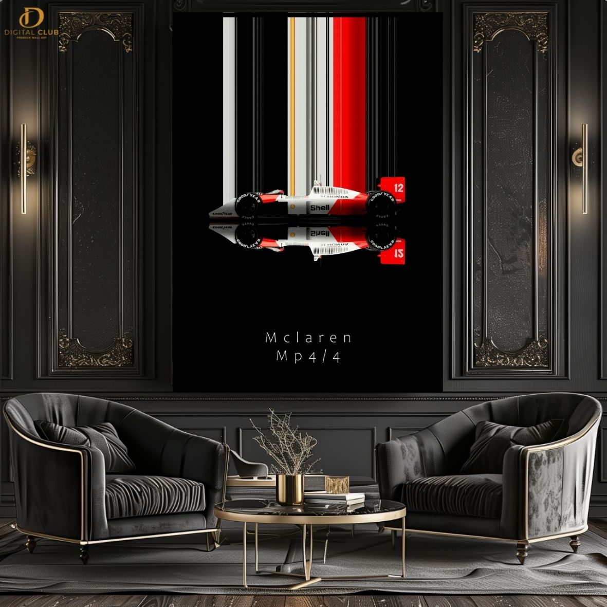 F1 McLaren 2 -Car- Premium Wall Art - Art Digital Club