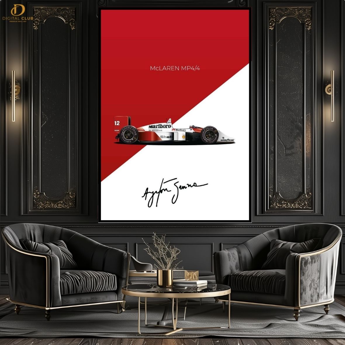 F1 McLaren -Car- Premium Wall Art - Art Digital Club