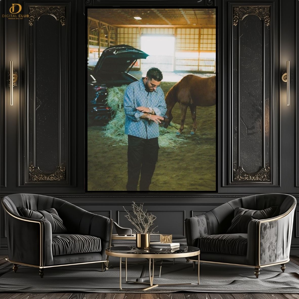 Karan Aujla -Bachke Bachke - Music Singer- Premium Wall Art