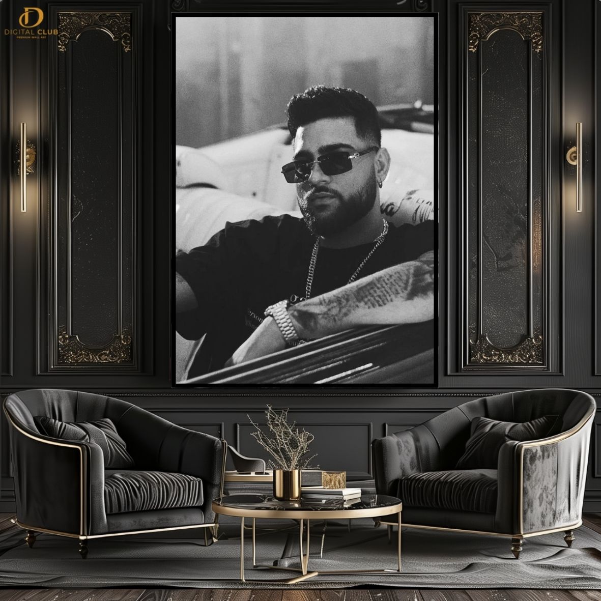 Karan Aujla- Music- Premium Wall Art - Art Digital Club