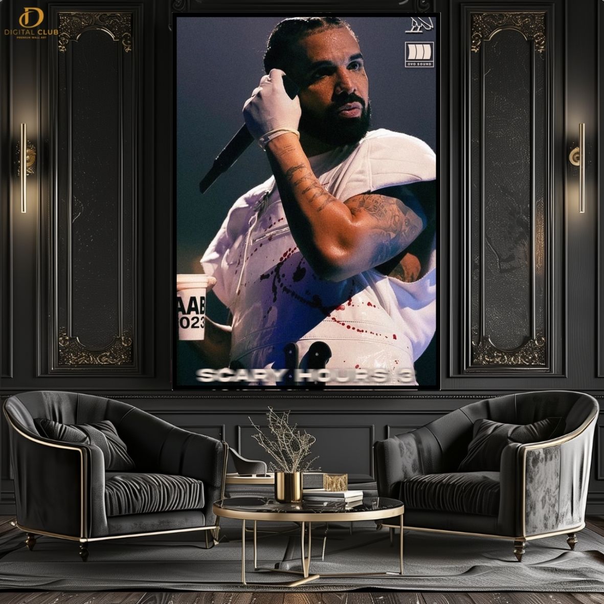 Drake Graham - Music- Premium Wall Art