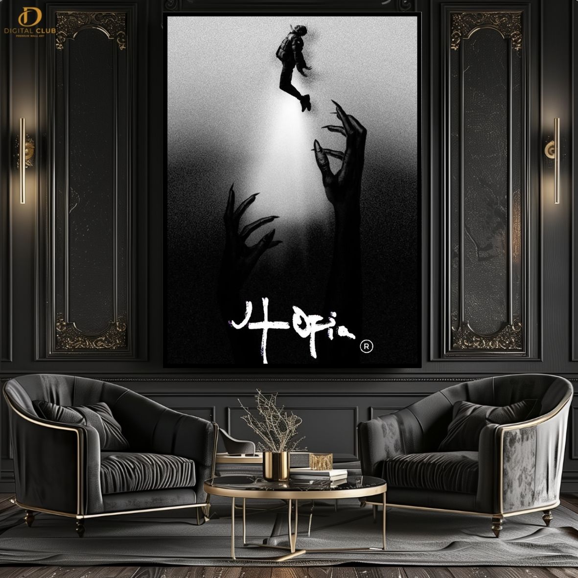 Travis Scott Graphic Art 3 -Music Artist- Premium Wall Art