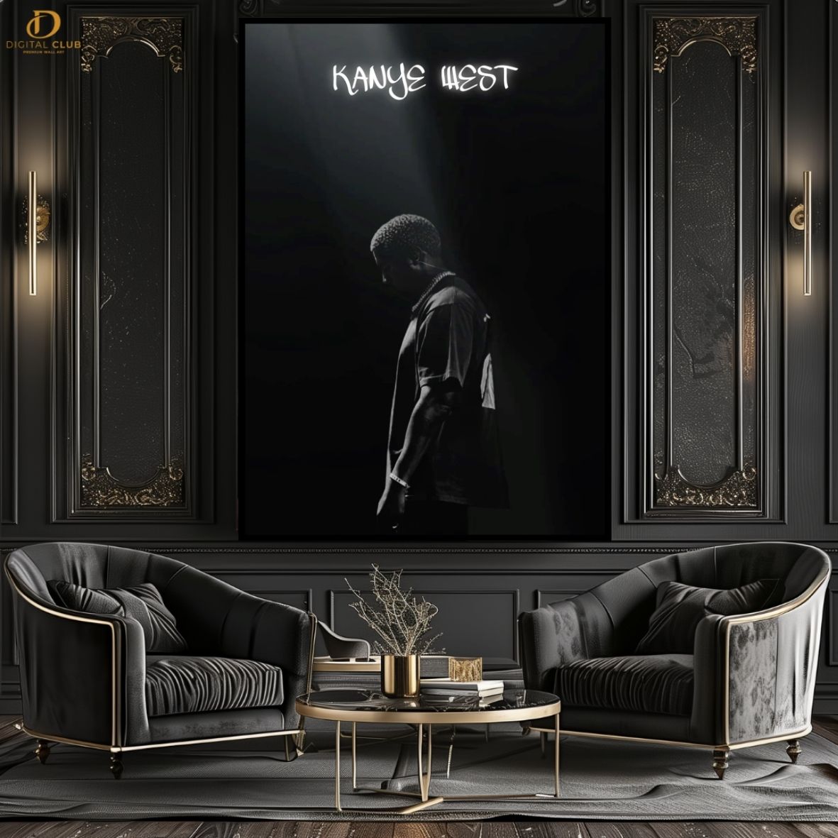 Kanye West 4 "Quote"- Music Artist- Premium Wall Art