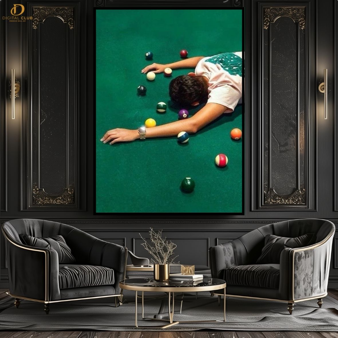 Billiards Mood- Snooker -Premium Wall Art