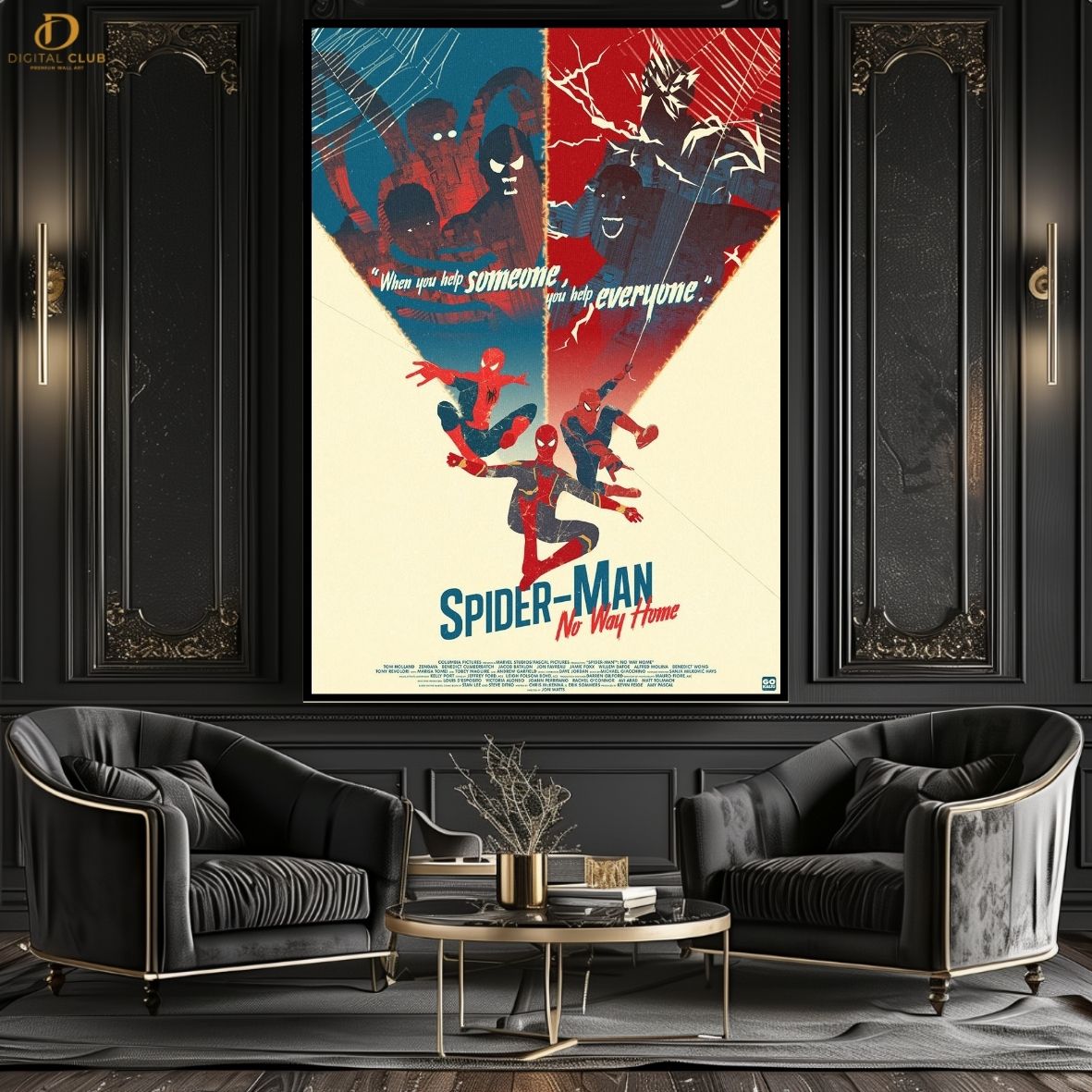 Spiderman (No Way Home) - Movie- Premium Wall Art