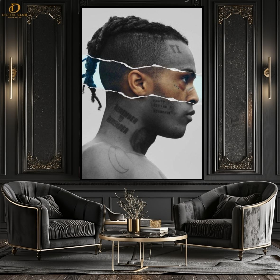 XxxTenTacion-Music- Premium Wall Art - Art Digital Club