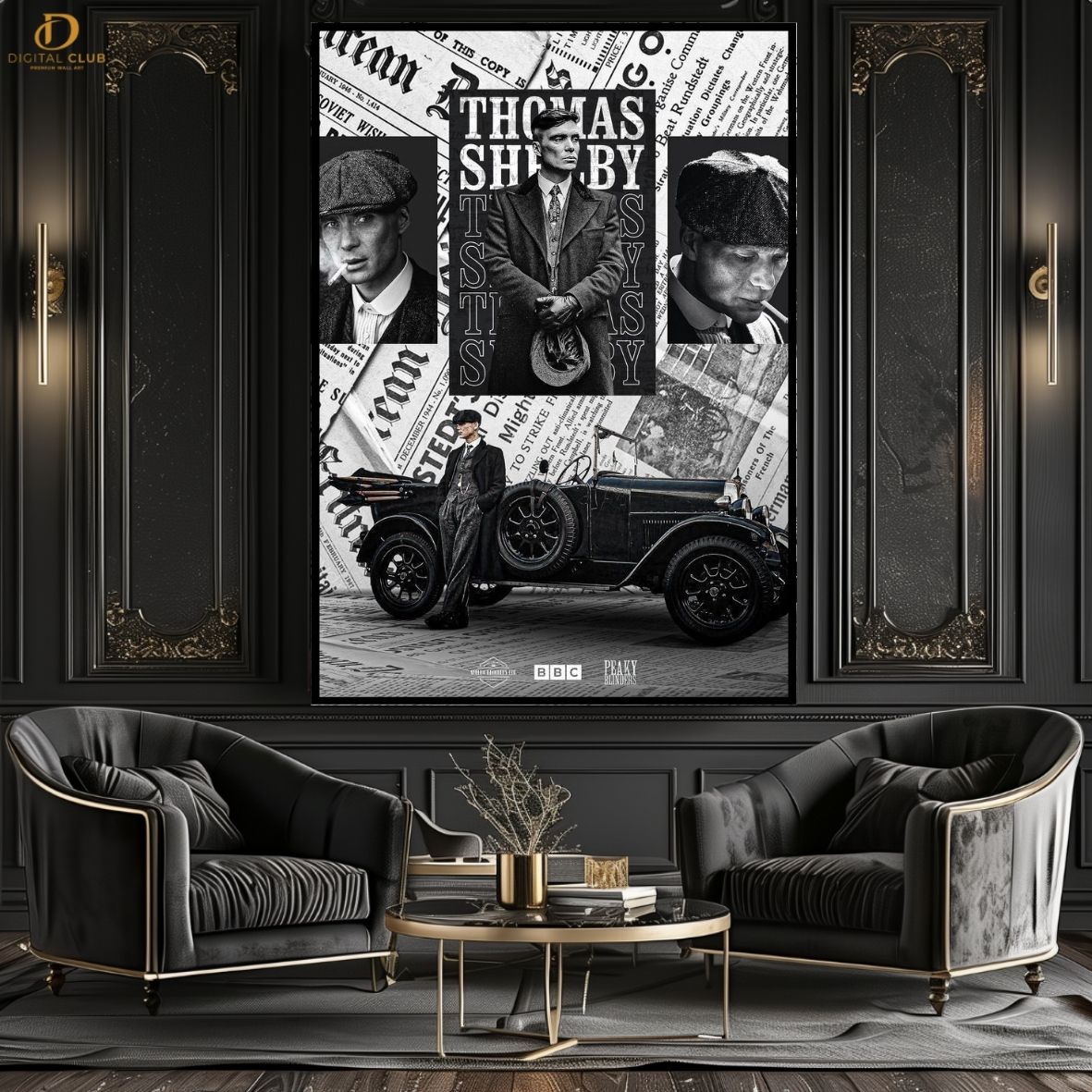 Thomas Shelby- Peaky Blinders Movie- Premium Wall Art