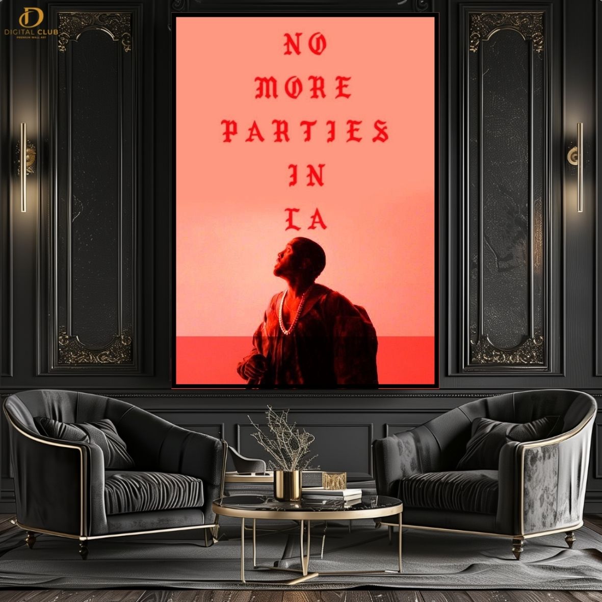 Kanye West "Quote"- Music Artist- Premium Wall Art