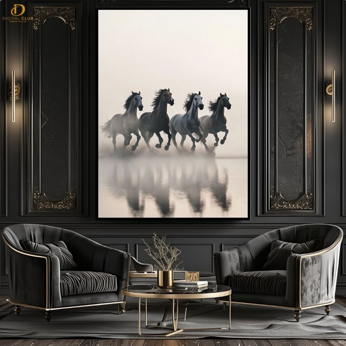 Horse Artwork 13- Animal-Premium Wall Art