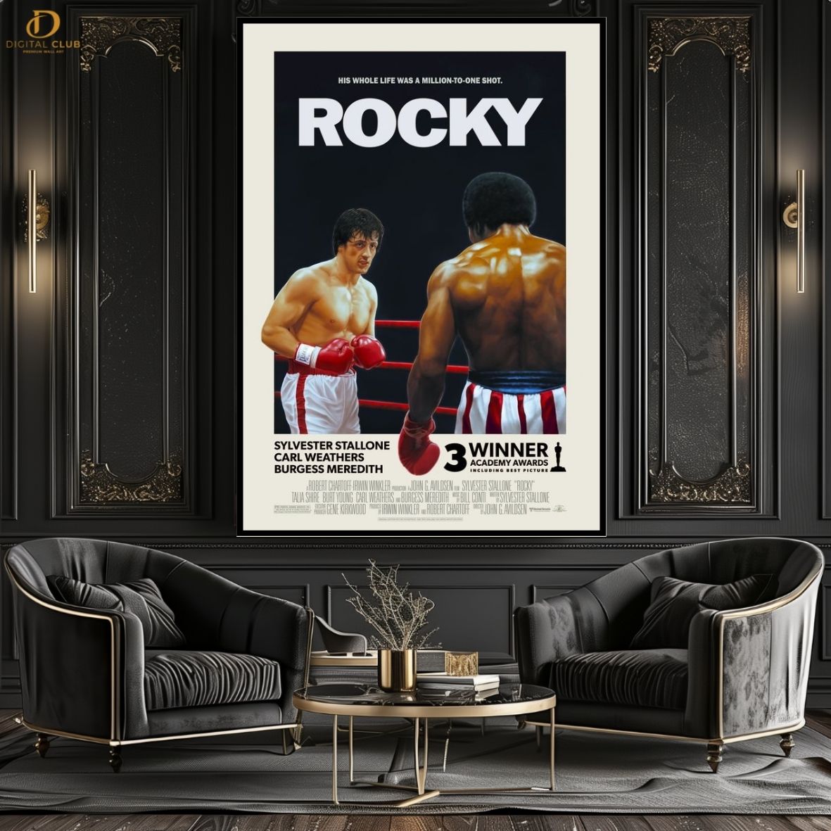 Rocky- Movie - Premium Wall Art