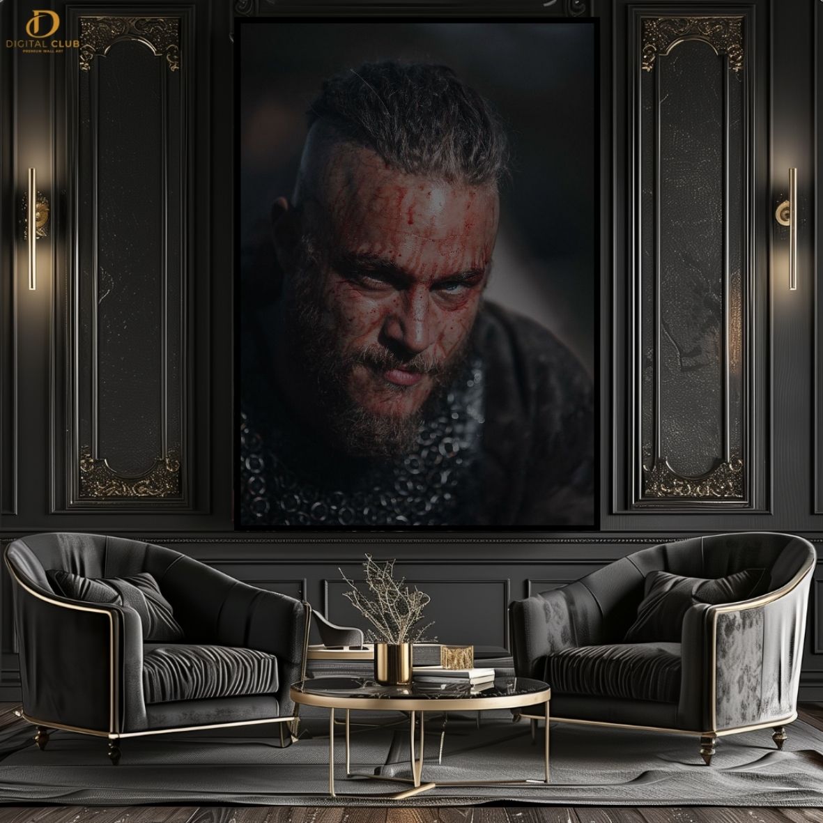 Ragnar Vikings 8 - Movie - Premium Wall Art