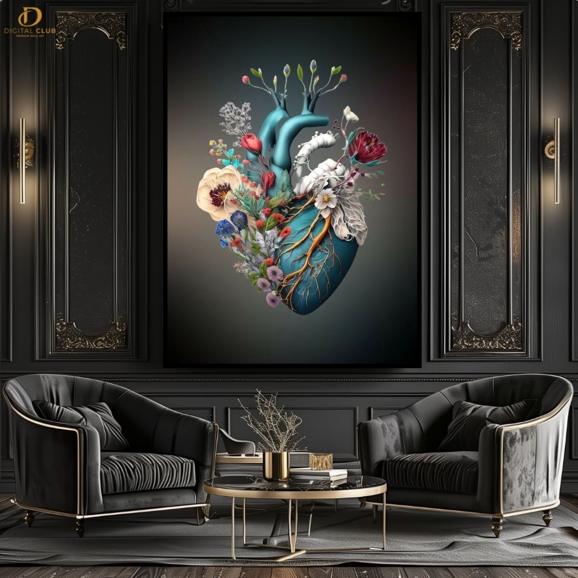 Doctor Heart Artwork 10 -Office- Premium Wall Art