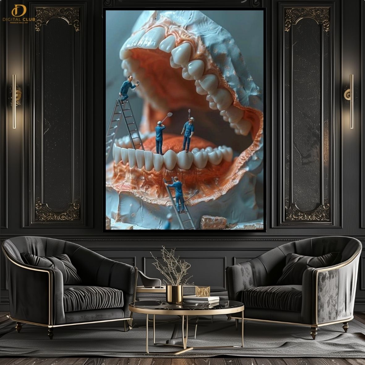 Doctor Dental Artwork -Office- Premium Wall Art