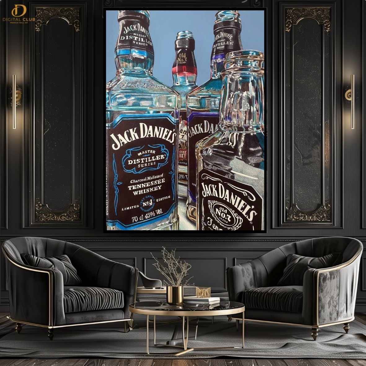 Jack Daniel's- Aesthetic- Premium Wall Art