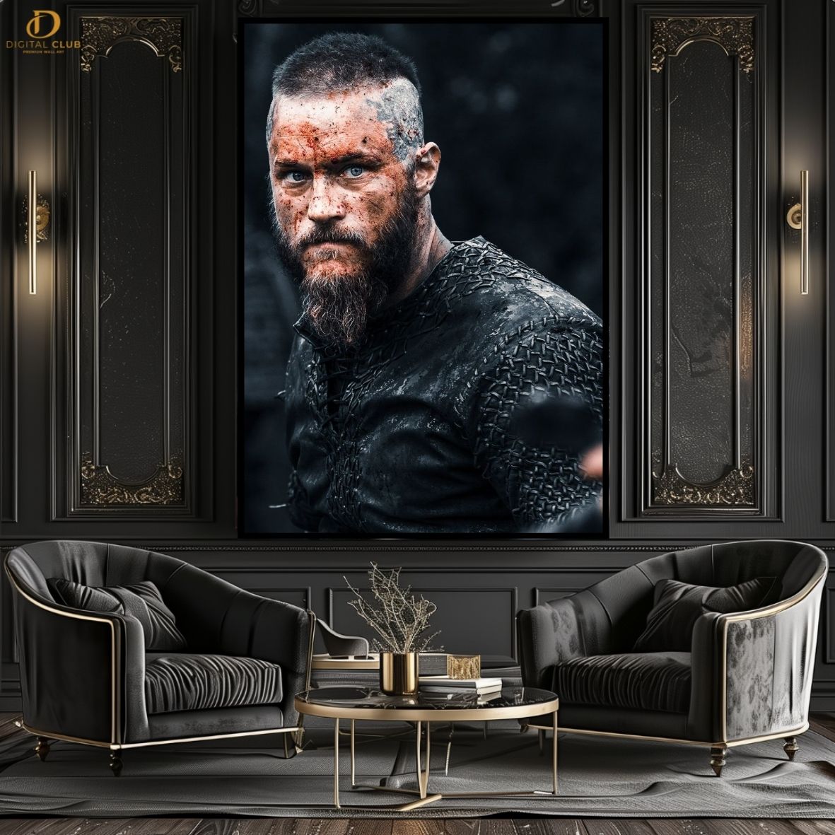 Ragnar Vikings 6 - Movie - Premium Wall Art
