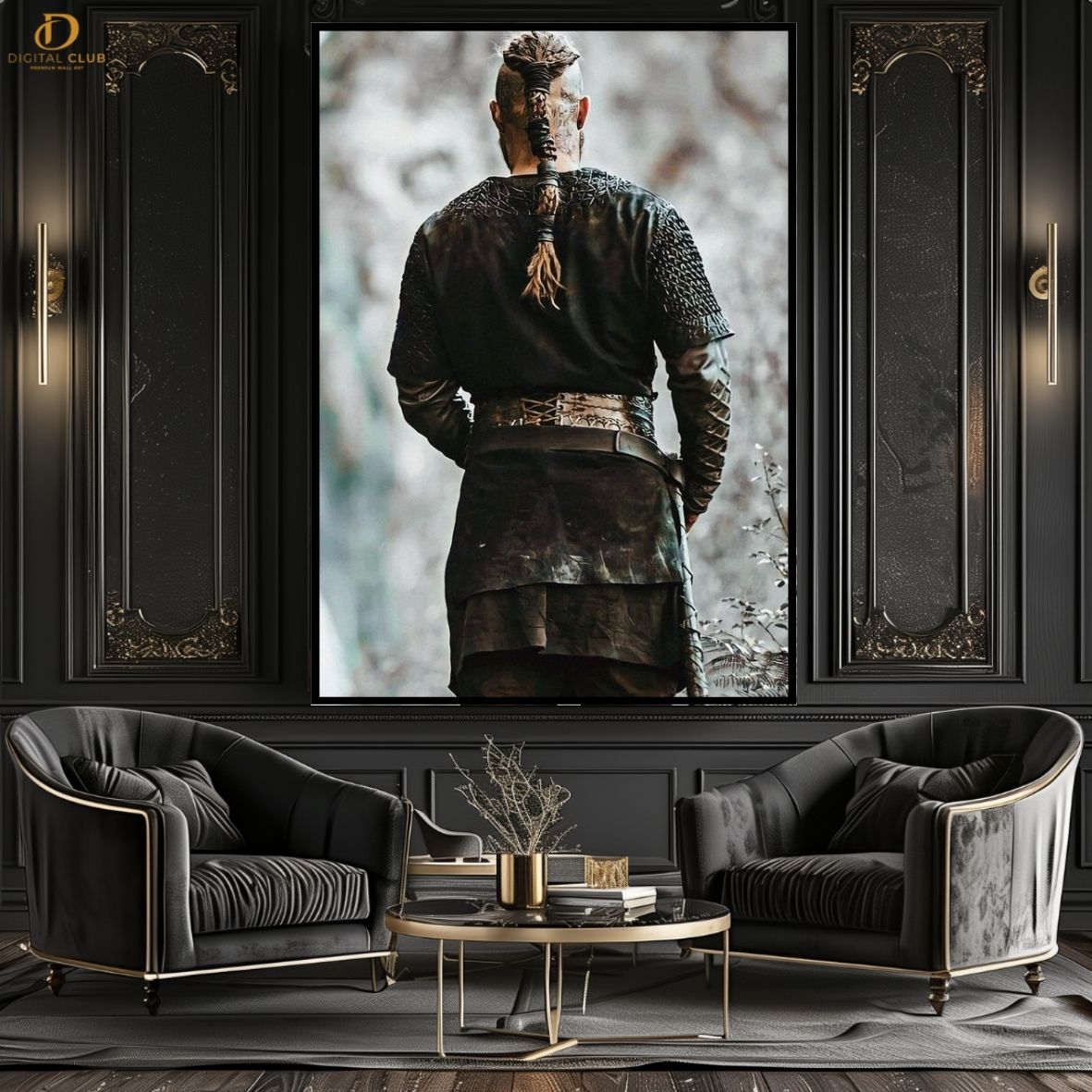 Ragnar Vikings 4- Movie - Premium Wall Art