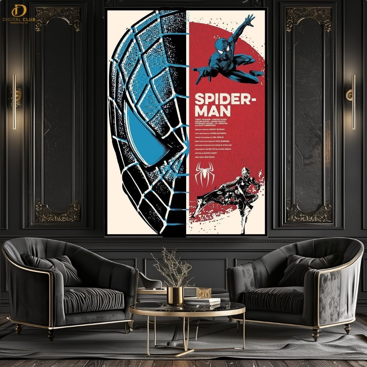 Spiderman Poster 2 - Movie- Premium Wall Art