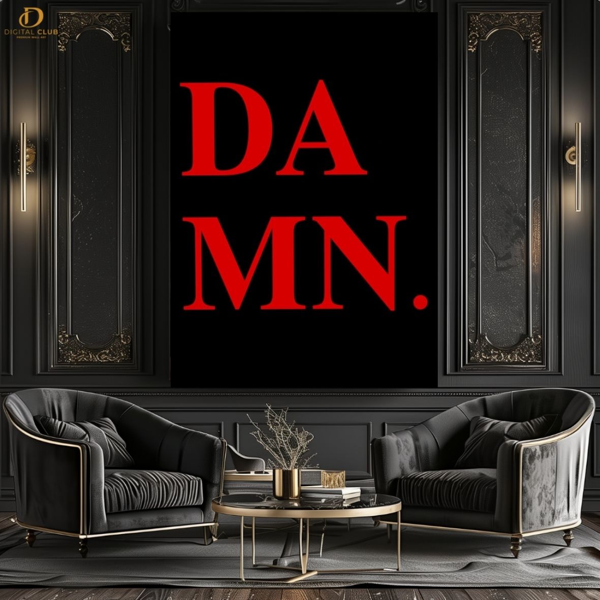 KENDRICK " DAMN " - Music Artist - Premium Wall Art