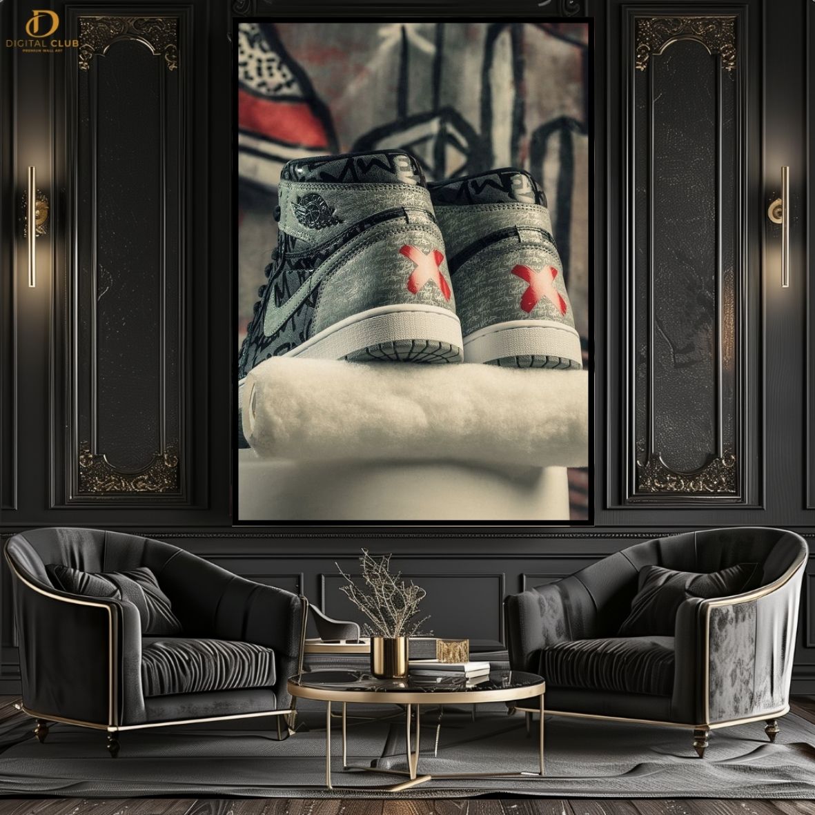 Jordan Graphic- Shoe - Premium Wall Art