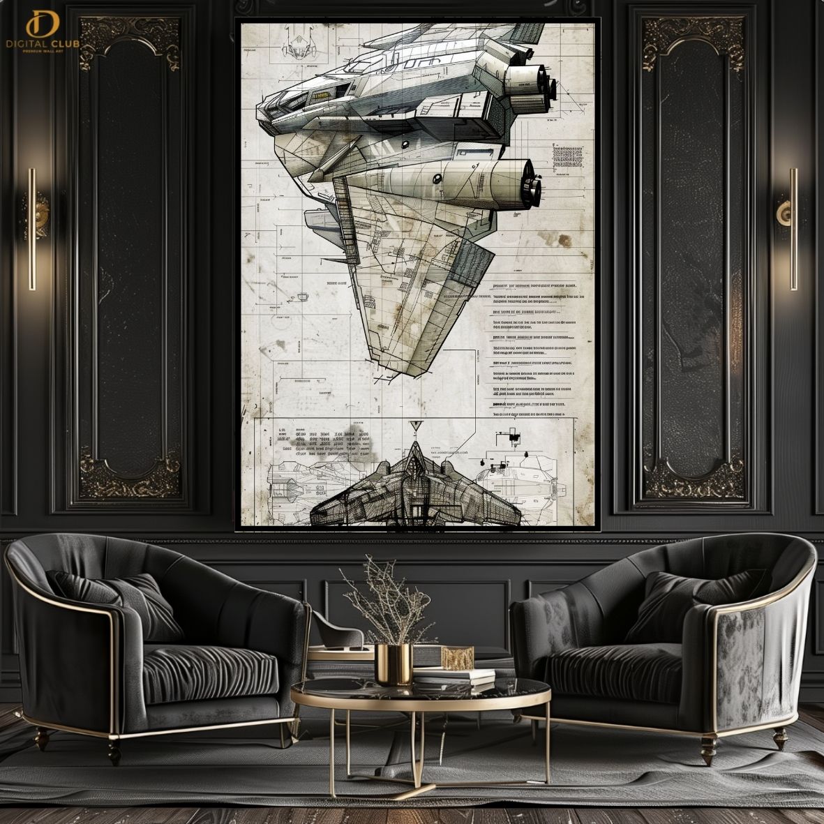 Fighter Plane- Premium Wall Art - Art Digital Club