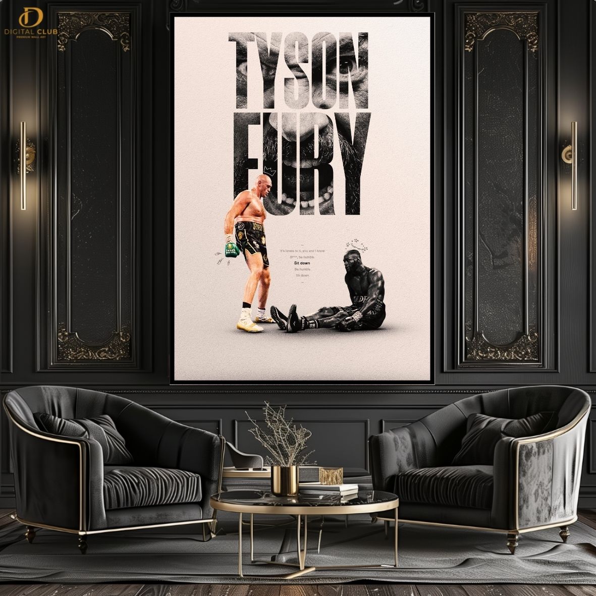 Tyson Furry - Boxing - Premium Wall Art