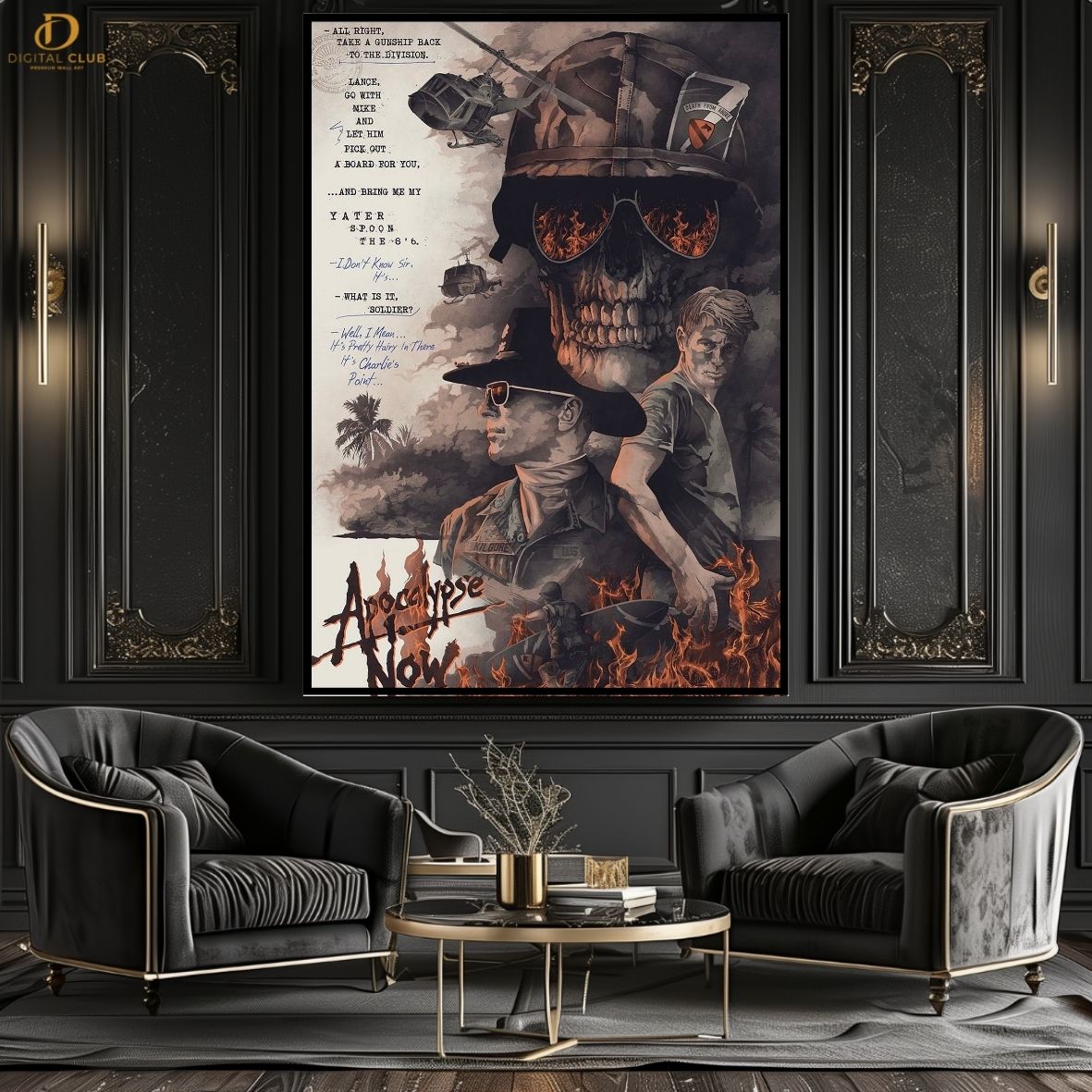 Apocalypse Now Movie Poster - Movie- Premium Wall Art