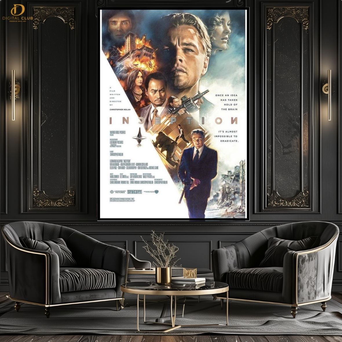 Inception Poster - Music -Premium Wall Art - Art Digital Club