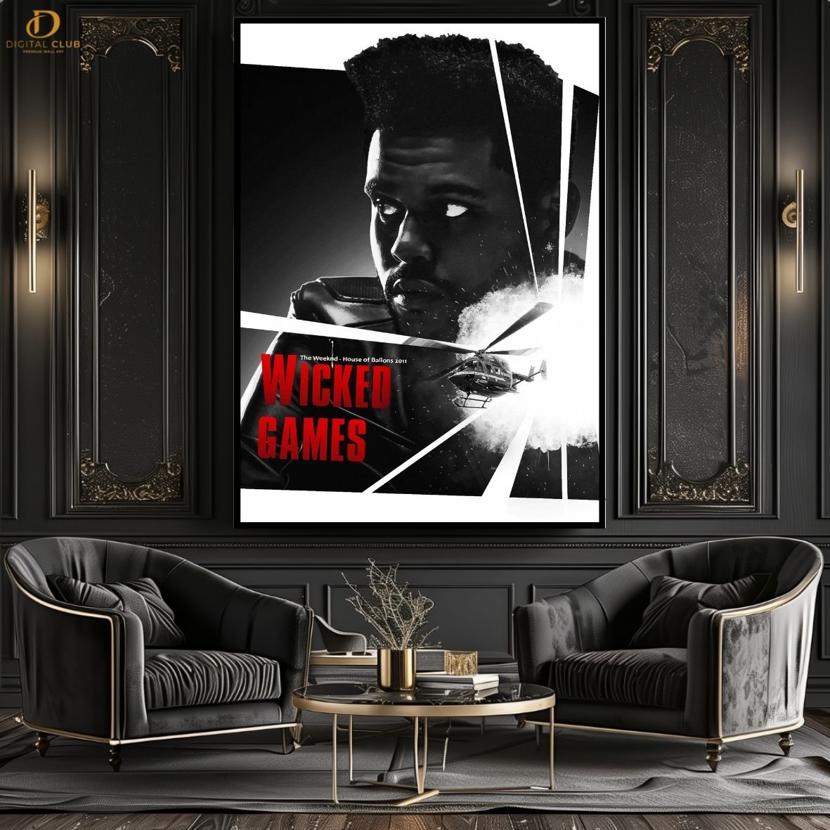 Weeknd Quote - Music Artist - Premium Wall Art