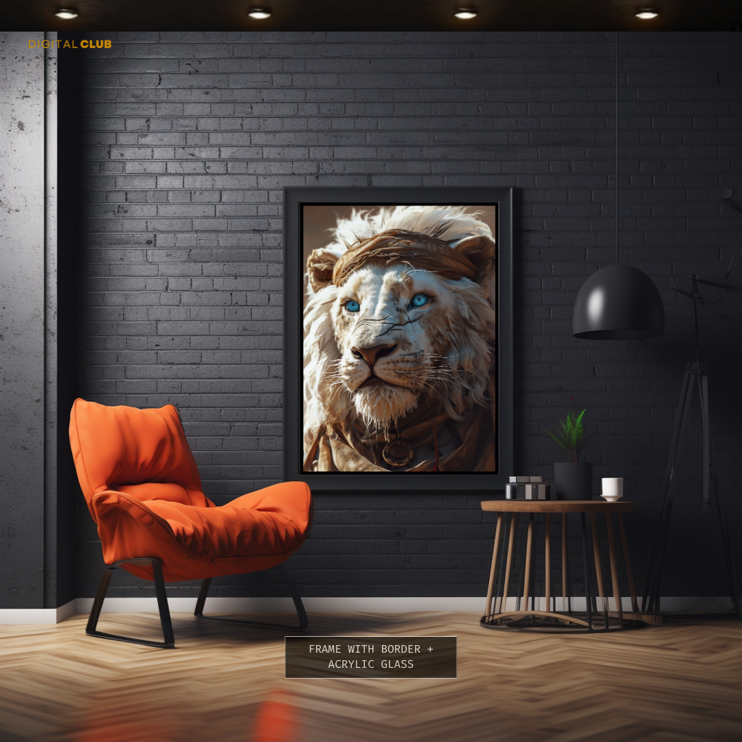 King of Jungle - Animal & Wildlife Premium Wall Art