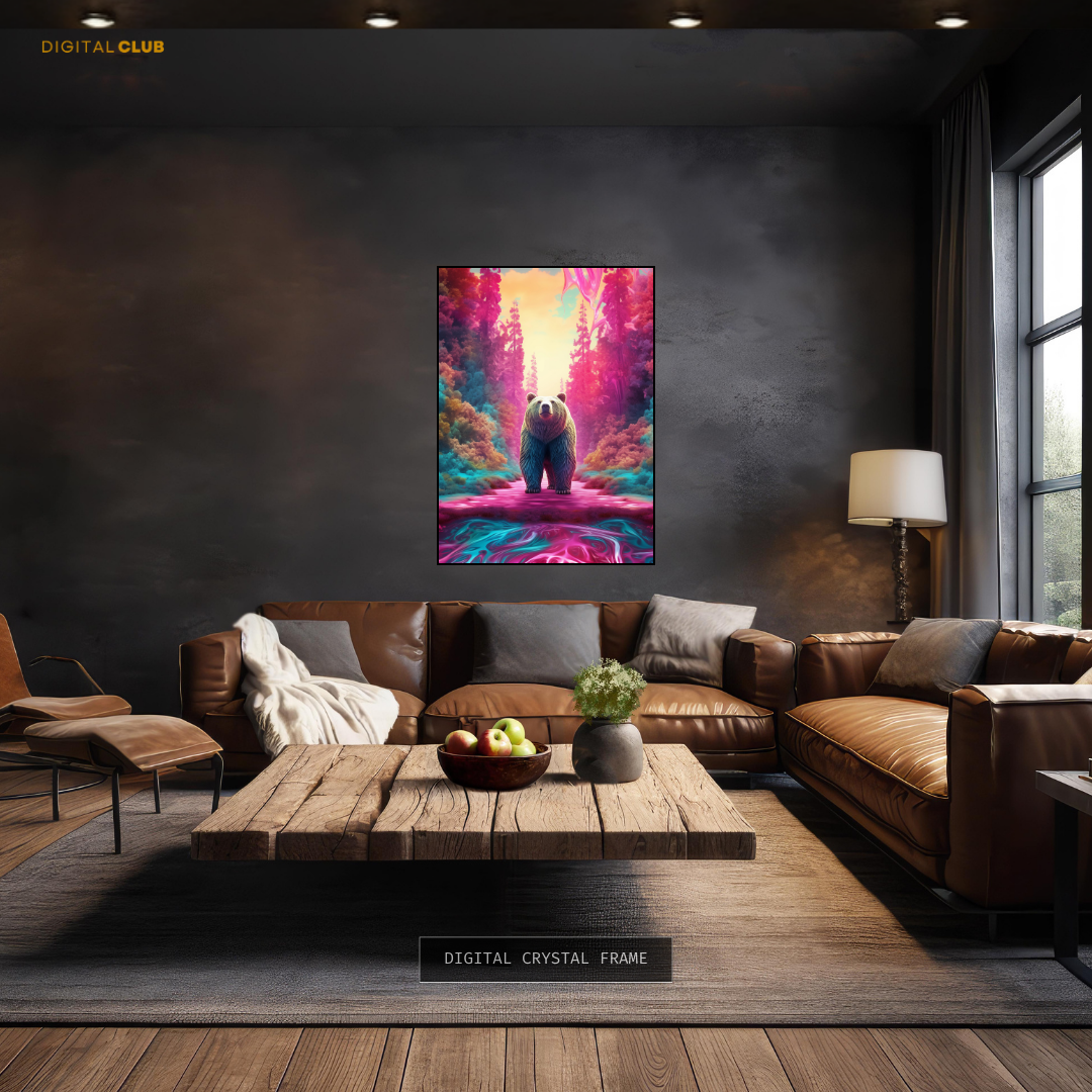 Bear Artwork - Animal & Wildlife Premium Wall Art