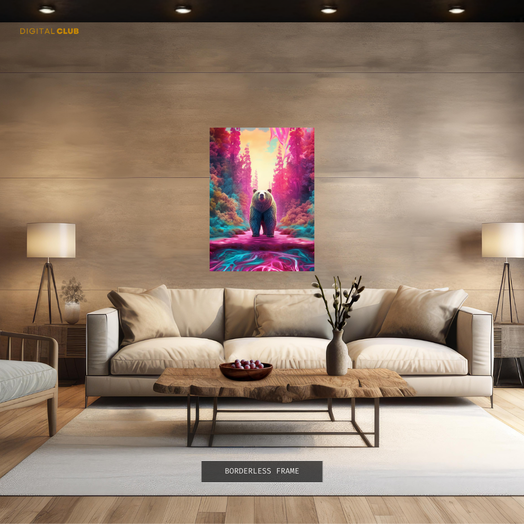 Bear Artwork - Animal & Wildlife Premium Wall Art