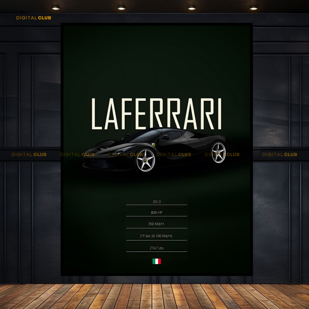 LaFerrari - Artwork - Premium Wall Art
