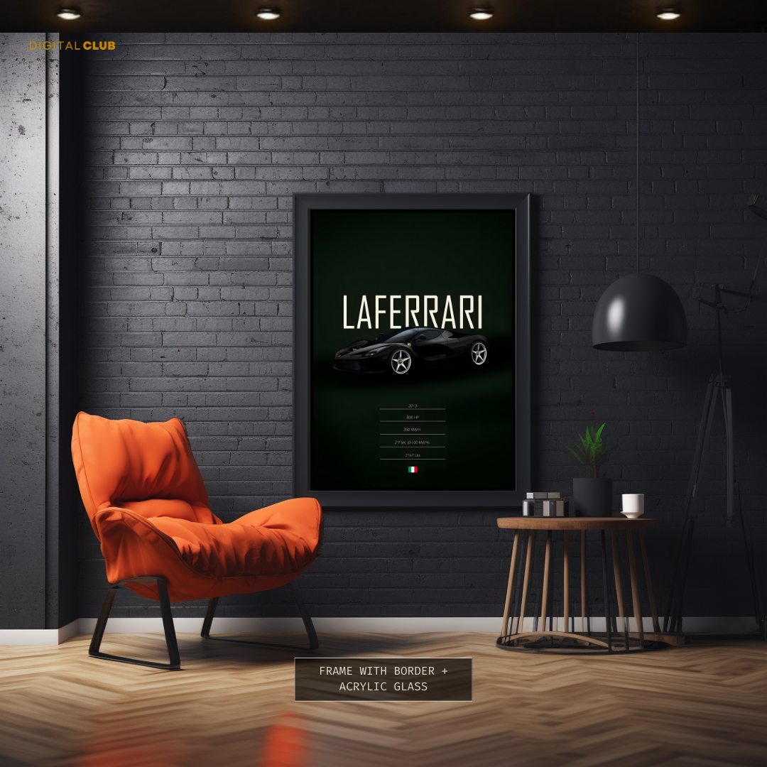 LaFerrari - Artwork - Premium Wall Art