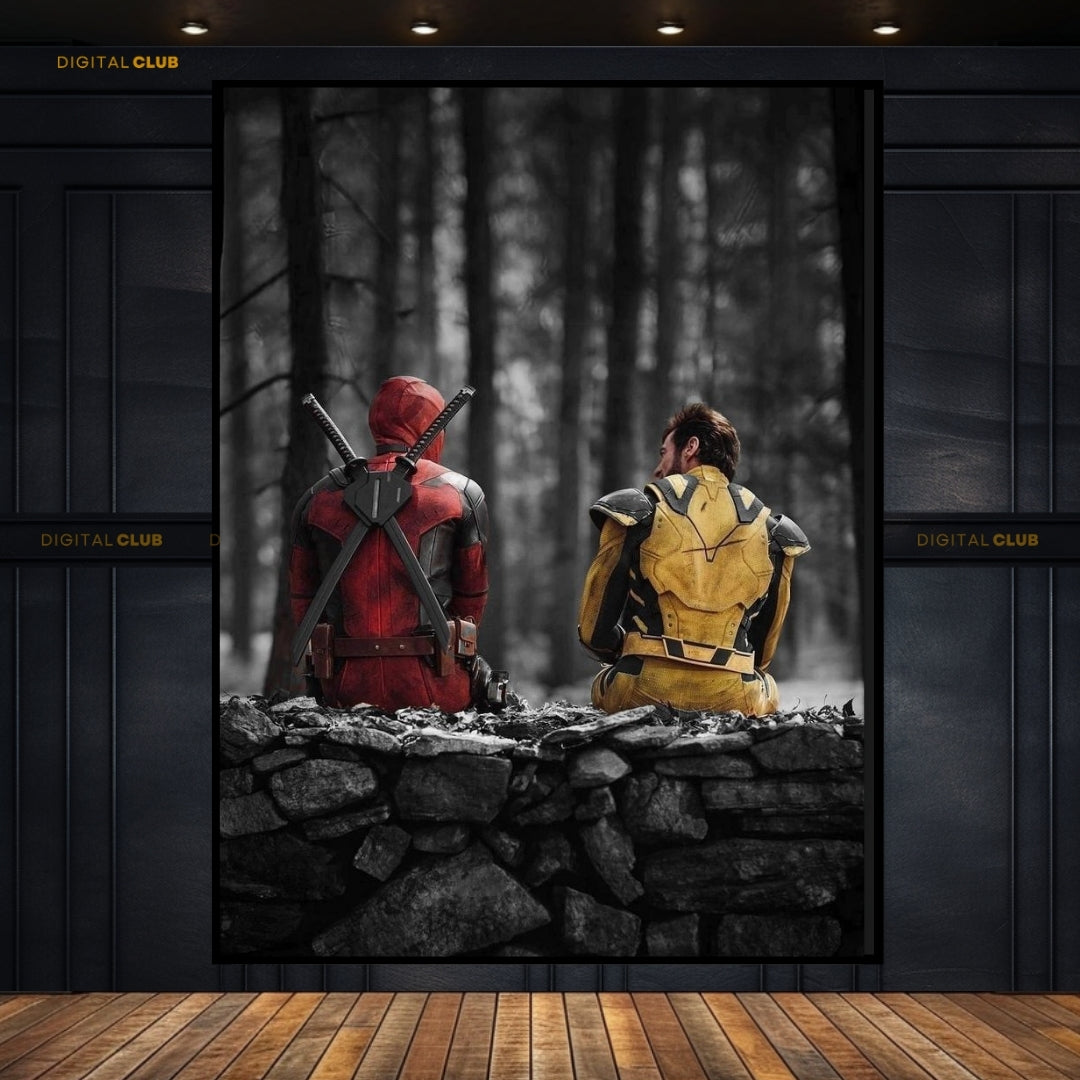 Deadpool X Wolverine Movie - Premium Wall Art