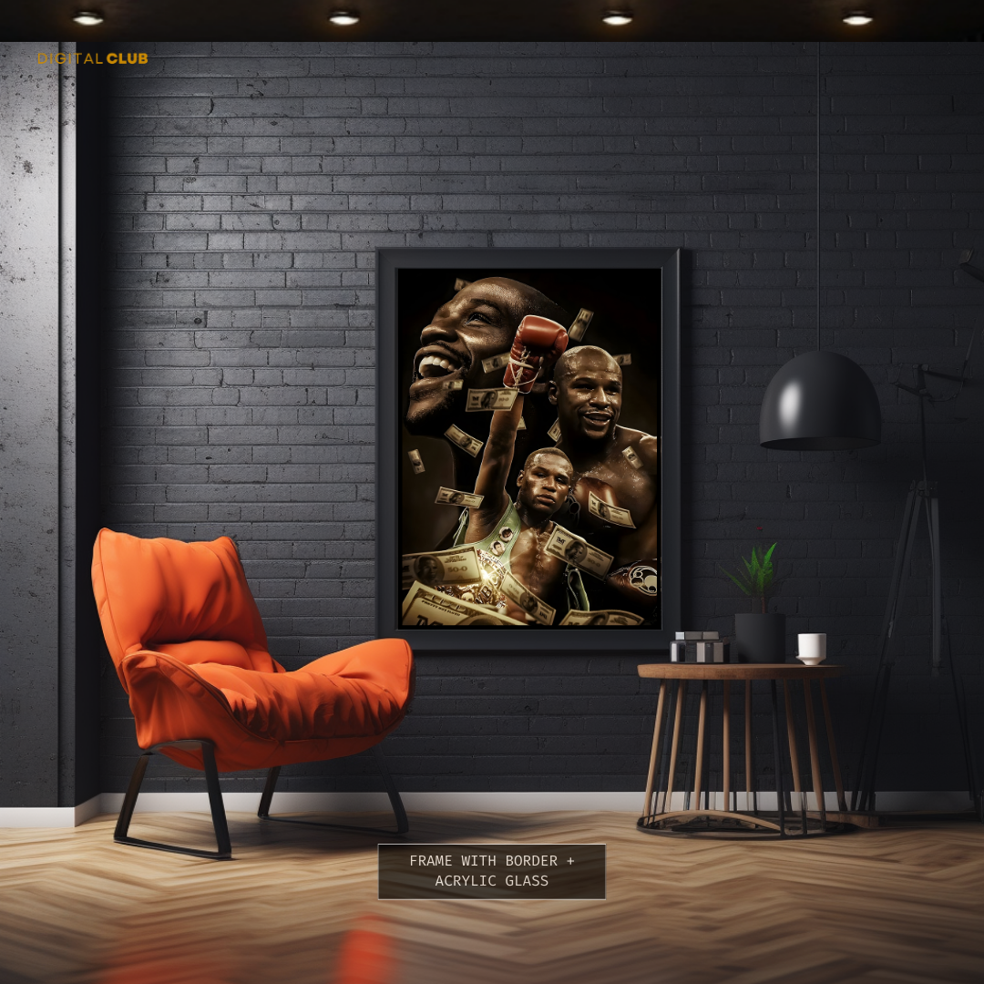 Floyd Mayweather Jr Premium Wall Art