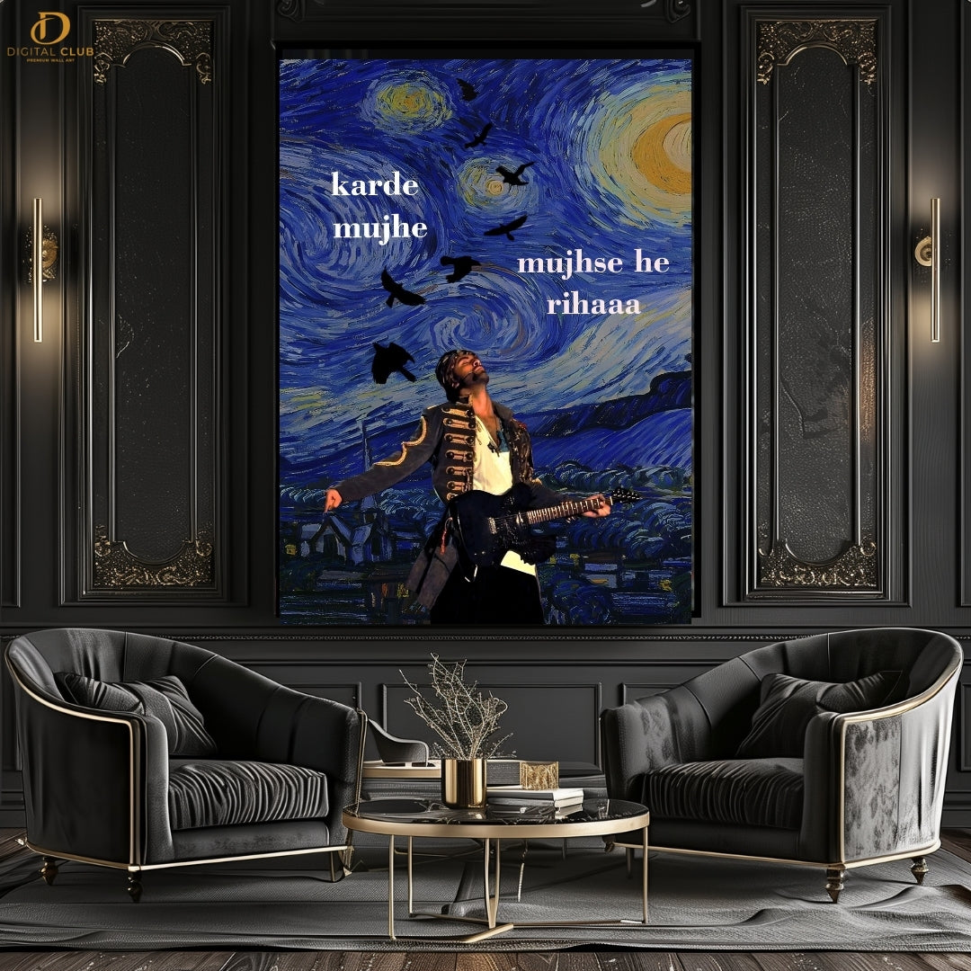 Nadaan Parinde- Ranbir Kapoor - Premium Wall Art