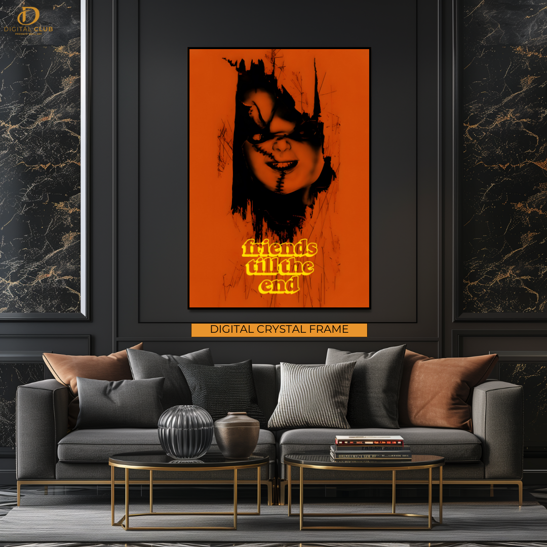 Friends Till The End - Chucky - Premium Wall Art