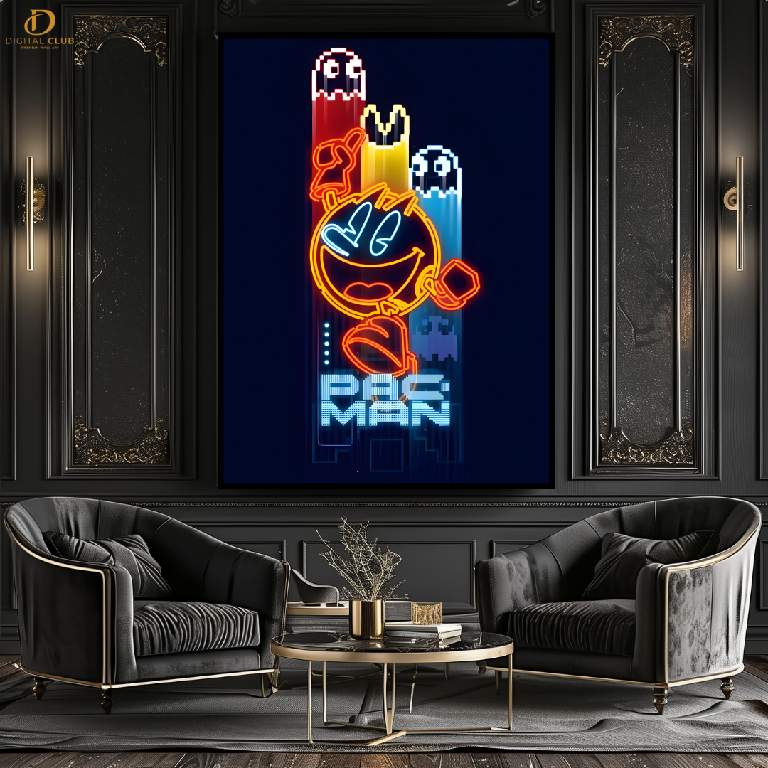 Pacman - Gaming 1 - Premium Wall Art