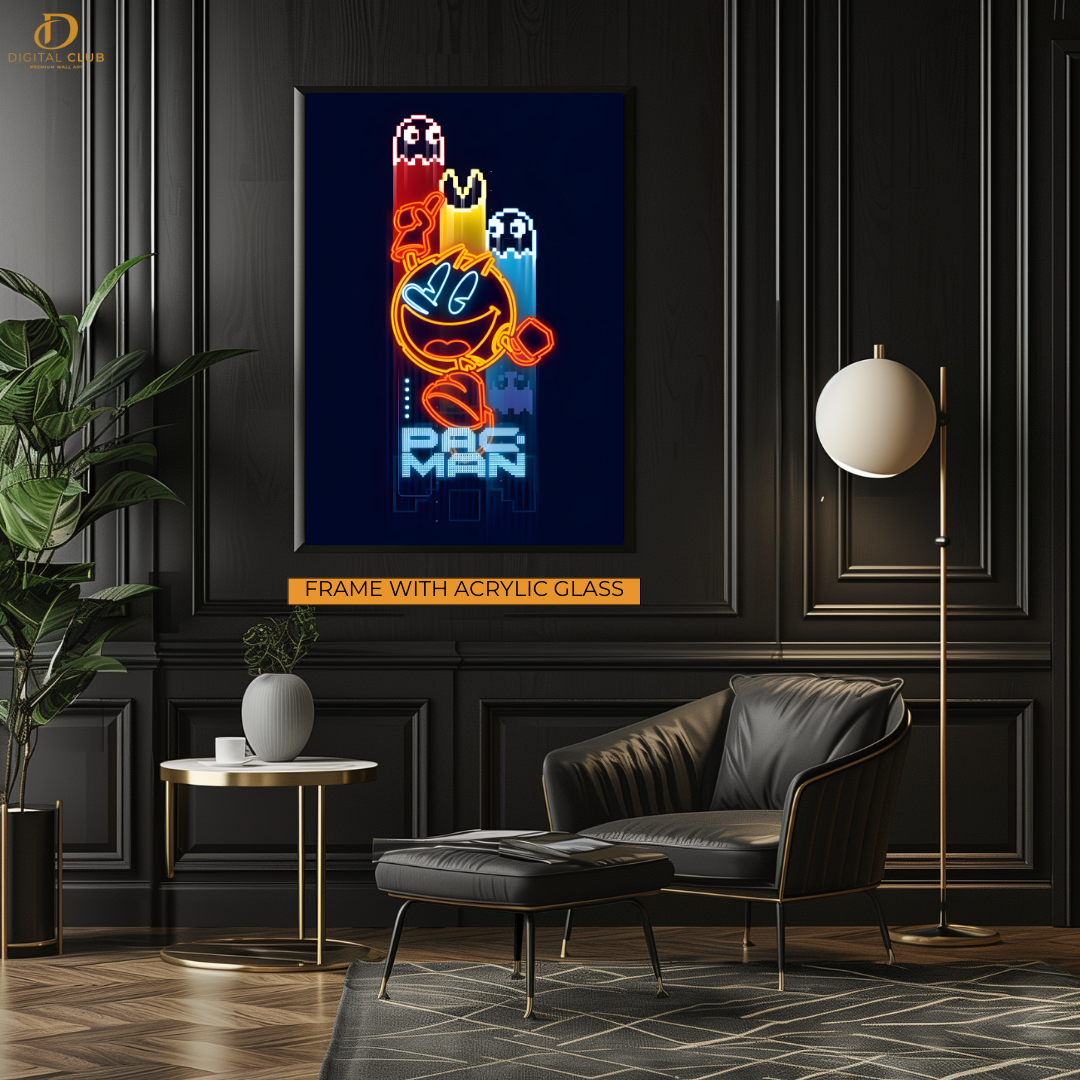 Pacman - Gaming 1 - Premium Wall Art